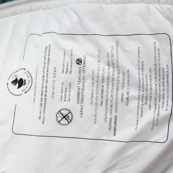 Save The Duck Ladies Off White Belinda Jacket - Picture 7 of 7